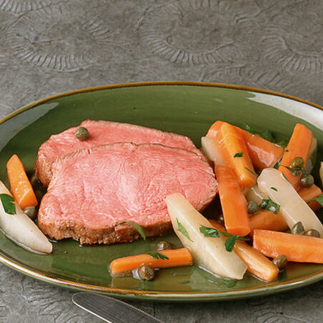 Kalbsbraten mit Kapernsauce Kalbsbraten mit Kapernsauce