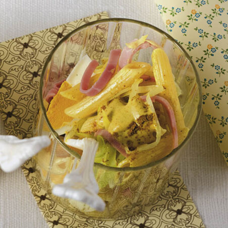 Curry-Nudel-Salat mit Spitzkohl Curry-Nudel-Salat mit Spitzkohl