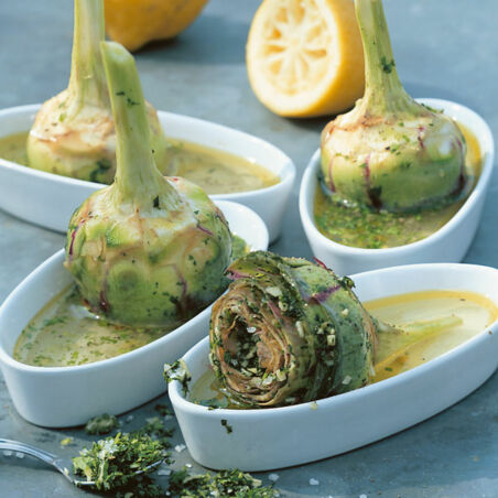 Gefüllte aromatische Artischocken Gefüllte aromatische Artischocken