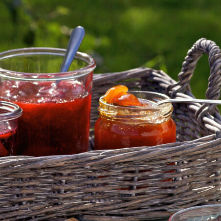 Rhabarber-Erdbeer-Konfitüre Rhabarber-Erdbeer-Konfitüre