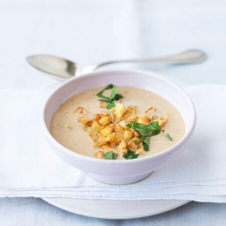 Rote Linsensuppe mit Kokosmilch Rote Linsensuppe mit Kokosmilch