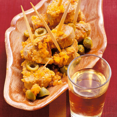 Schweinefleisch in Mandelsauce Schweinefleisch in Mandelsauce