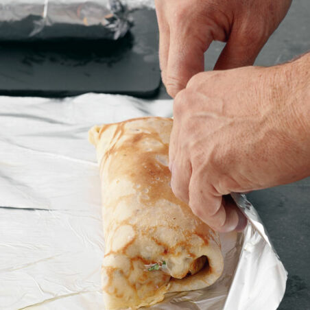 Kalbsfilet im Steinpilzmantel Kalbsfilet im Steinpilzmantel