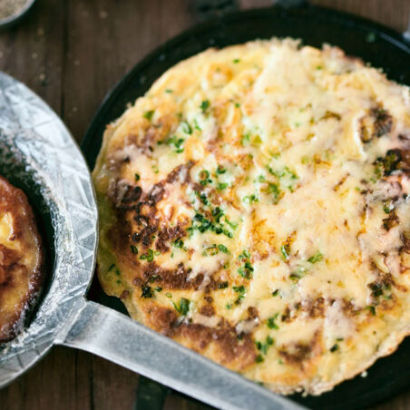 Kartoffel-Kräuter-Crêpes