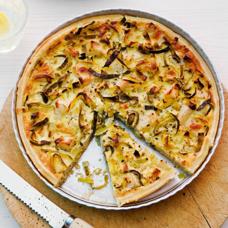 Lauch-Birnen-Tarte Lauch-Birnen-Tarte