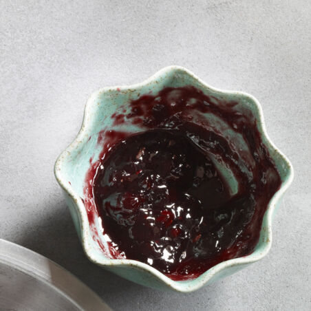 Kirschkonfitüre mit Schokostückchen Kirschkonfitüre mit Schokostückchen