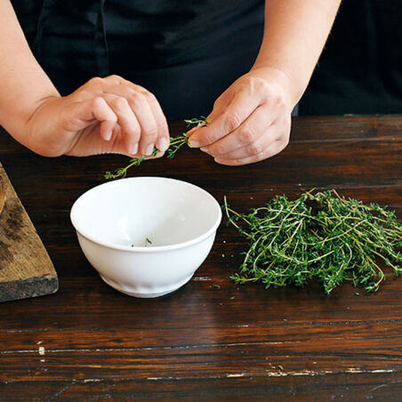 Gebackener Tofu mit Dillkartoffeln Gebackener Tofu mit Dillkartoffeln
