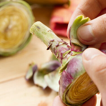 Gebratene Artischocken Gebratene Artischocken