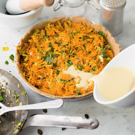 ORIENTALISCHE KÜRBISQUICHE ORIENTALISCHE KÜRBISQUICHE