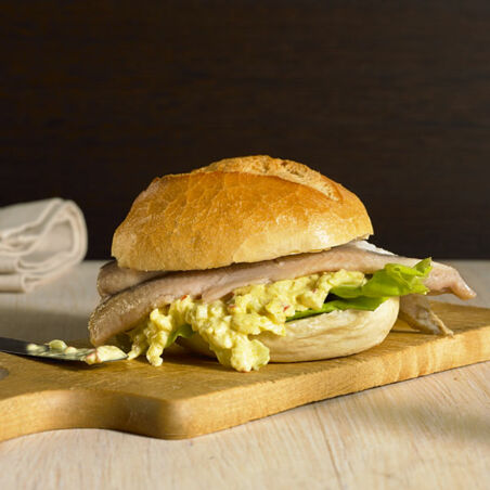Matjesbrötchen mit Curry Matjesbrötchen mit Curry