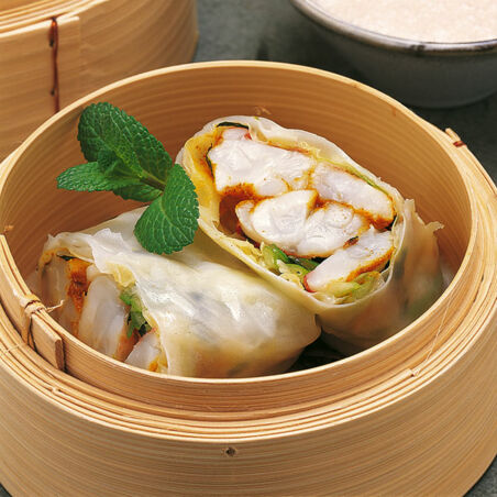 Garnelen im Reisblatt Garnelen im Reisblatt