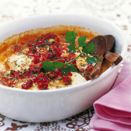 Zanderfilets mit Paprikasahne Zanderfilets mit Paprikasahne