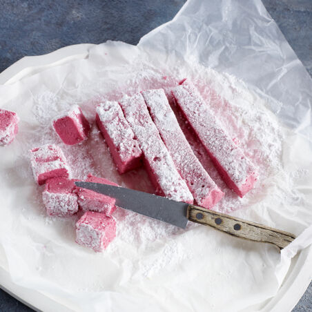 Himbeer-Waldmeister-Marshmallows Himbeer-Waldmeister-Marshmallows