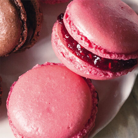 Himbeermacarons Himbeermacarons