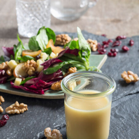 Basic-Vinaigrette mit Herbstsalat Basic-Vinaigrette mit Herbstsalat