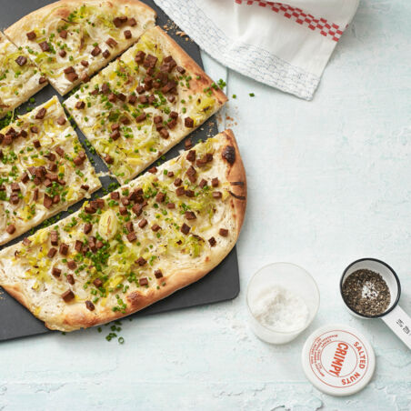 Lauch-Flammkuchen Lauch-Flammkuchen