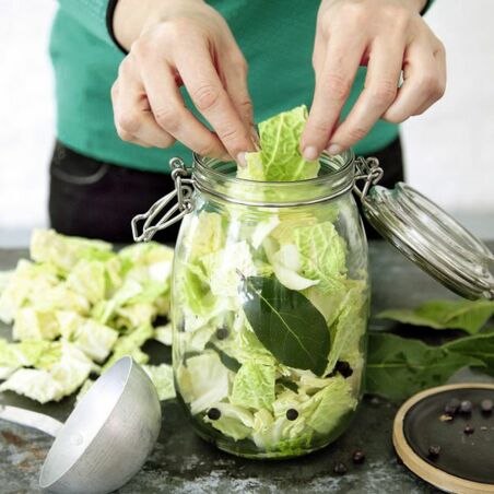 Fermentierter Wirsing »Kimchi Style« Fermentierter Wirsing »Kimchi Style«