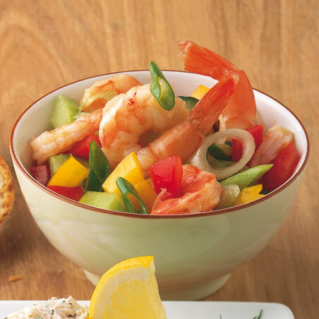 Paprika-Garnelen-Salat Paprika-Garnelen-Salat