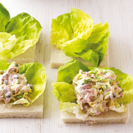 Tramezzini mit Thunfischcreme Tramezzini mit Thunfischcreme