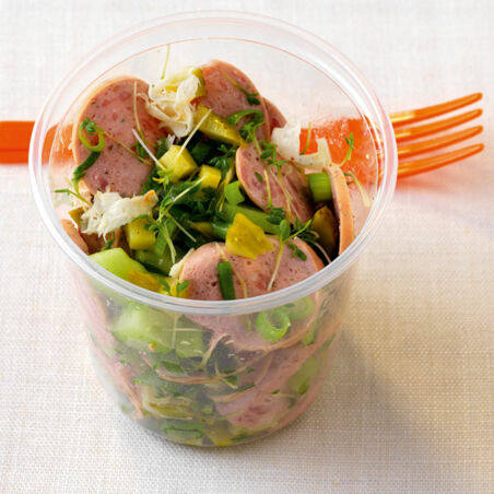 Wurst-Gurken-Salat
