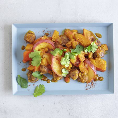 Kürbis-Maronen-Gemüse Kürbis-Maronen-Gemüse