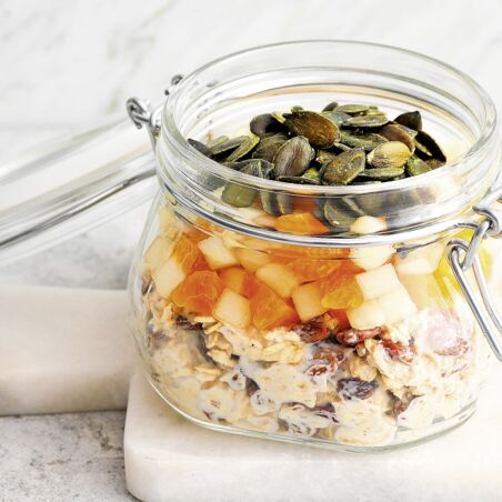Overnight Oats mit Früchten Overnight Oats mit Früchten