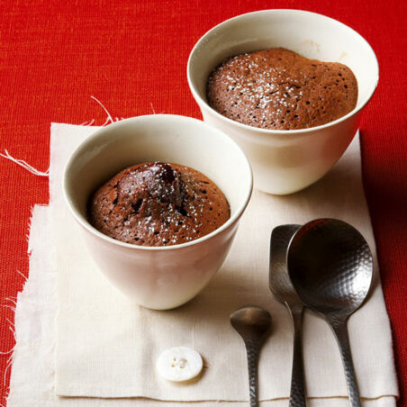 Moelleux au chocolat – lauwarmer Schokoladenkuchen