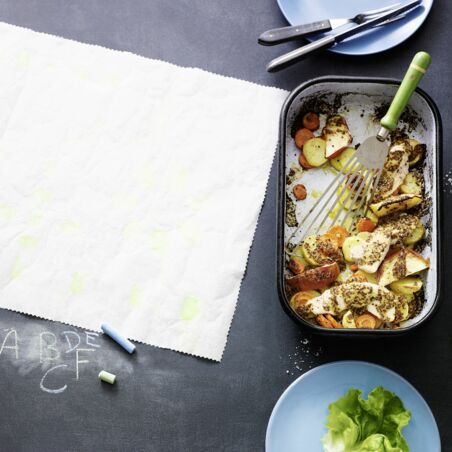 Gratiniertes Senfhähnchen Gratiniertes Senfhähnchen