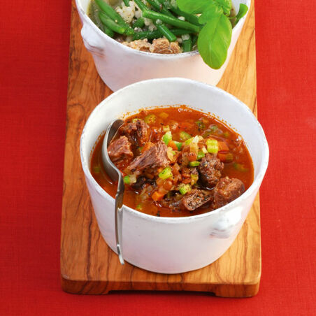 Linseneintopf mit Ochsenschwanz Linseneintopf mit Ochsenschwanz