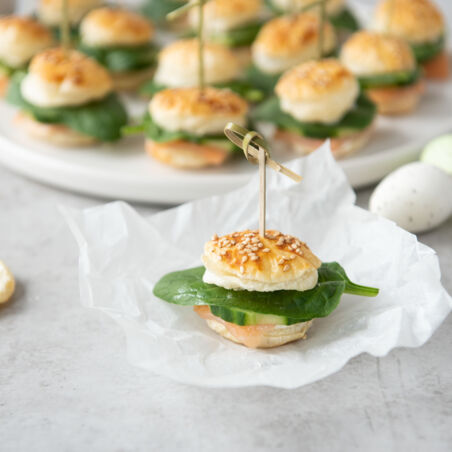 Mini Lachs Burger Mini Lachs Burger