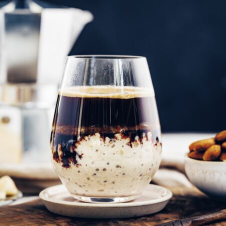 Overnight-Oats mit Espresso Overnight-Oats mit Espresso