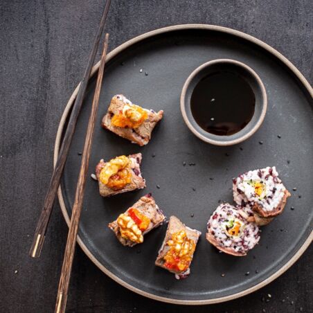 Rezept-Wildes-Sushi-mit geflämmten-Hirsch-0118