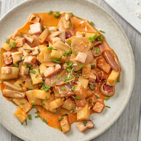 Sellerieragout mit Schalotten Sellerieragout mit Schalotten