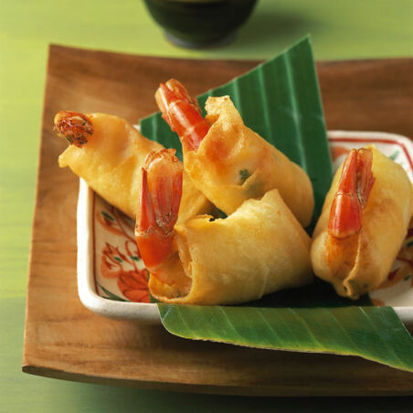 Riesengarnelen im Knusperteig Riesengarnelen im Knusperteig