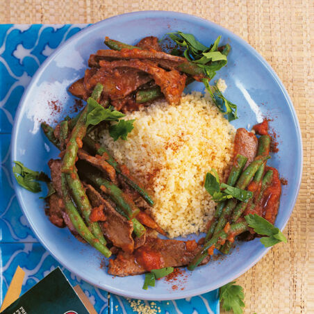 Geschnetzeltes mit Bohnen Geschnetzeltes mit Bohnen