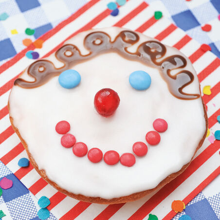 Ein Clowngesicht Ein Clowngesicht