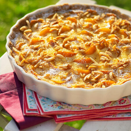 Aprikosentarte mit Mandeln Aprikosentarte mit Mandeln