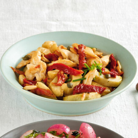 Hähnchengeschnetzeltes mit Artischocken Hähnchengeschnetzeltes mit Artischocken