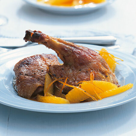 Ente mit Orangen Ente mit Orangen