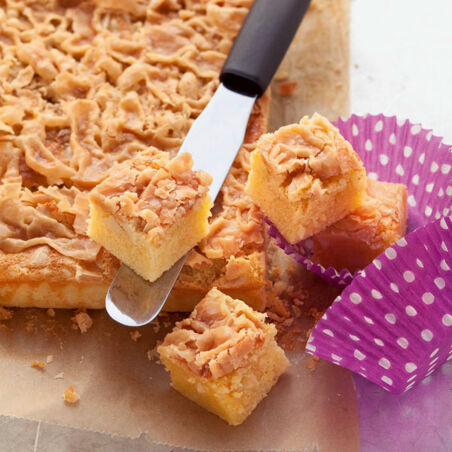 Karamell-Mandel-Blondies Karamell-Mandel-Blondies