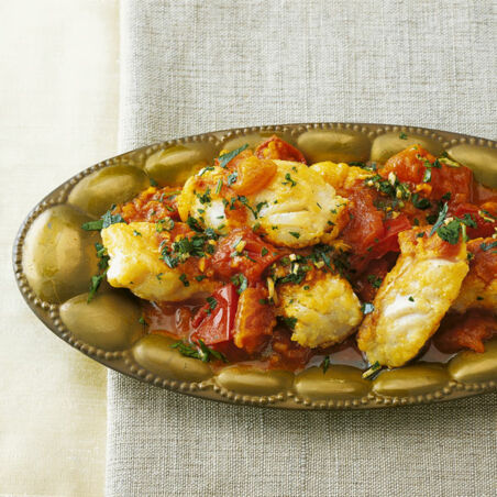 Seehecht in Tomatensauce Seehecht in Tomatensauce