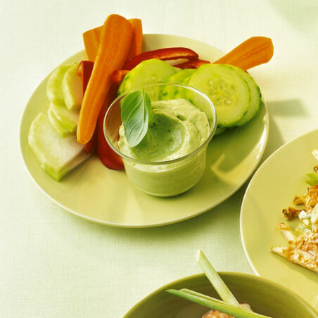 Rohkost mit Dip Rohkost mit Dip