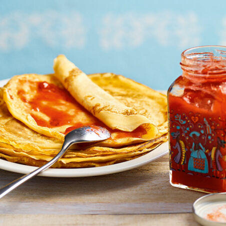 Pfannakuacha mit selber gmachta Marmelad Pfannakuacha mit selber gmachta Marmelad