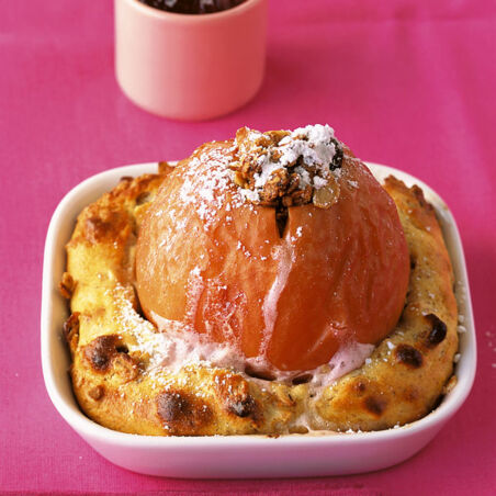 Bratapfelauflauf Bratapfelauflauf