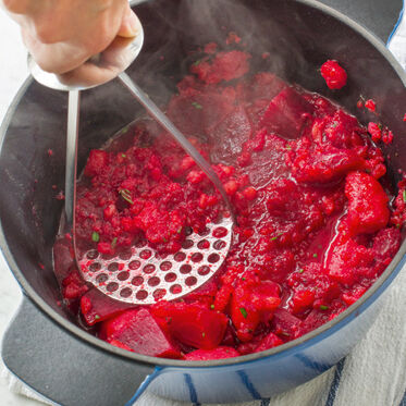 Rote-Bete-Möhren-Kartoffelpüree Rote-Bete-Möhren-Kartoffelpüree