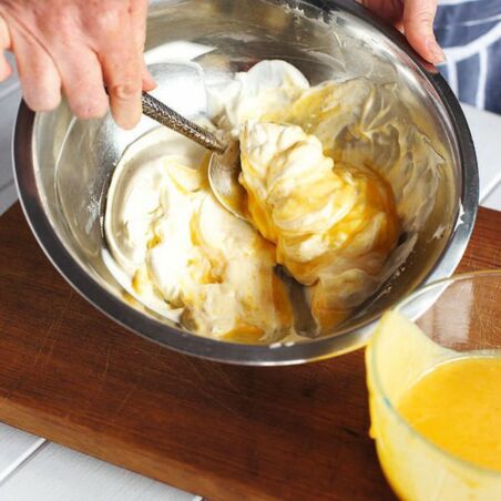 Clementinen-Parfait Clementinen-Parfait