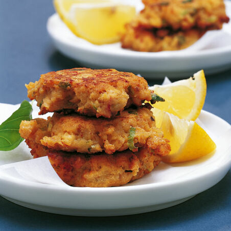 Krabbenküchlein mit Ricotta Krabbenküchlein mit Ricotta