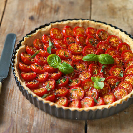 Tomaten-Mandel-Tarte Tomaten-Mandel-Tarte