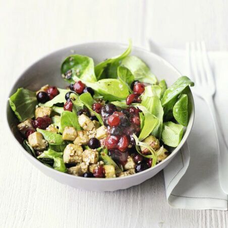 Feldsalat mit Tofu Feldsalat mit Tofu