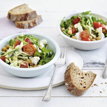 Kichererbsen-Zucchini-Salat